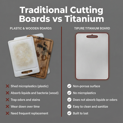 TiPure Titanium Cutting Board