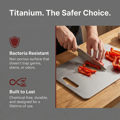 TiPure Titanium Cutting Board